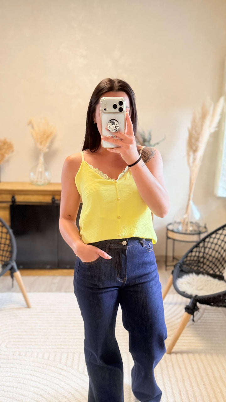 Top Hosa jaune CURVY