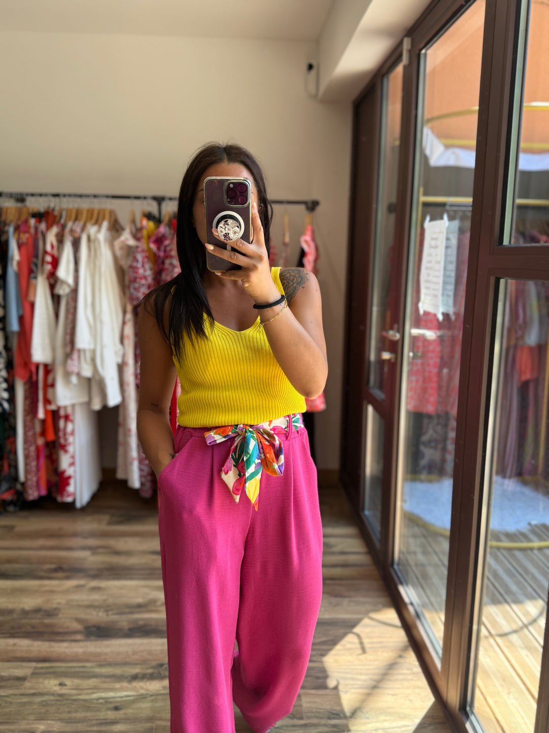 Pantalon Eliam rose
