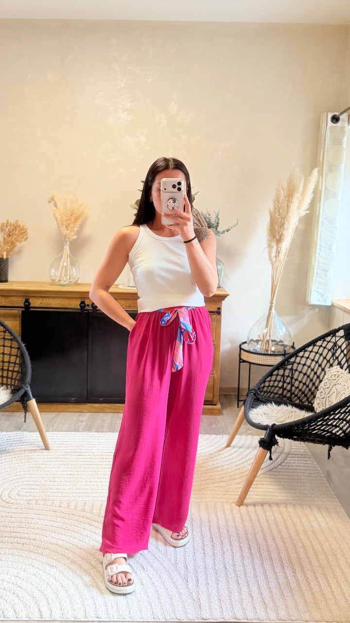 Pantalon Wilma Fuchsia CURVY