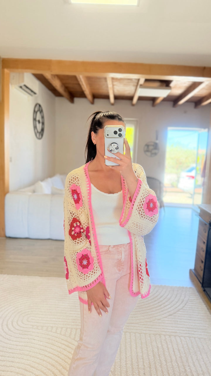 Gilet Pacy rose