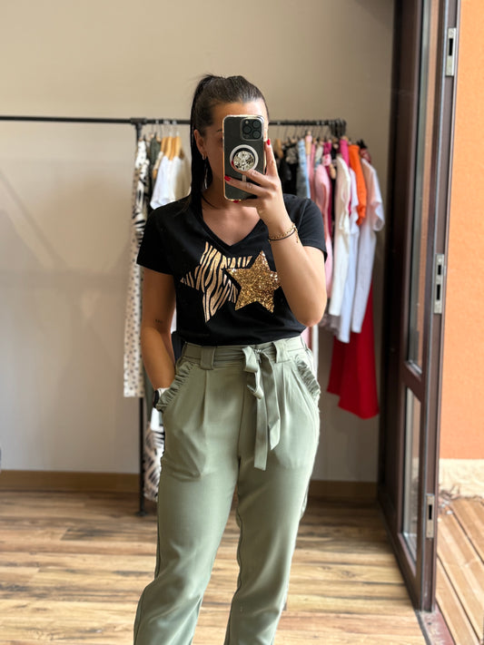 Teeshirt star noir