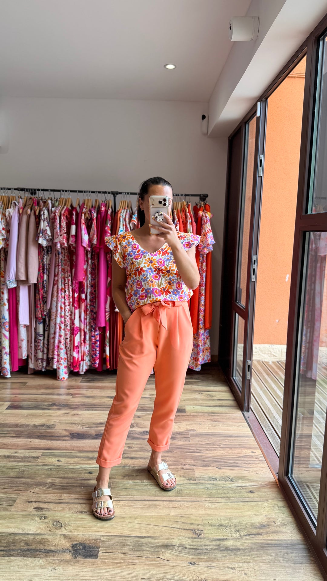 Pantalon Evy Abricot