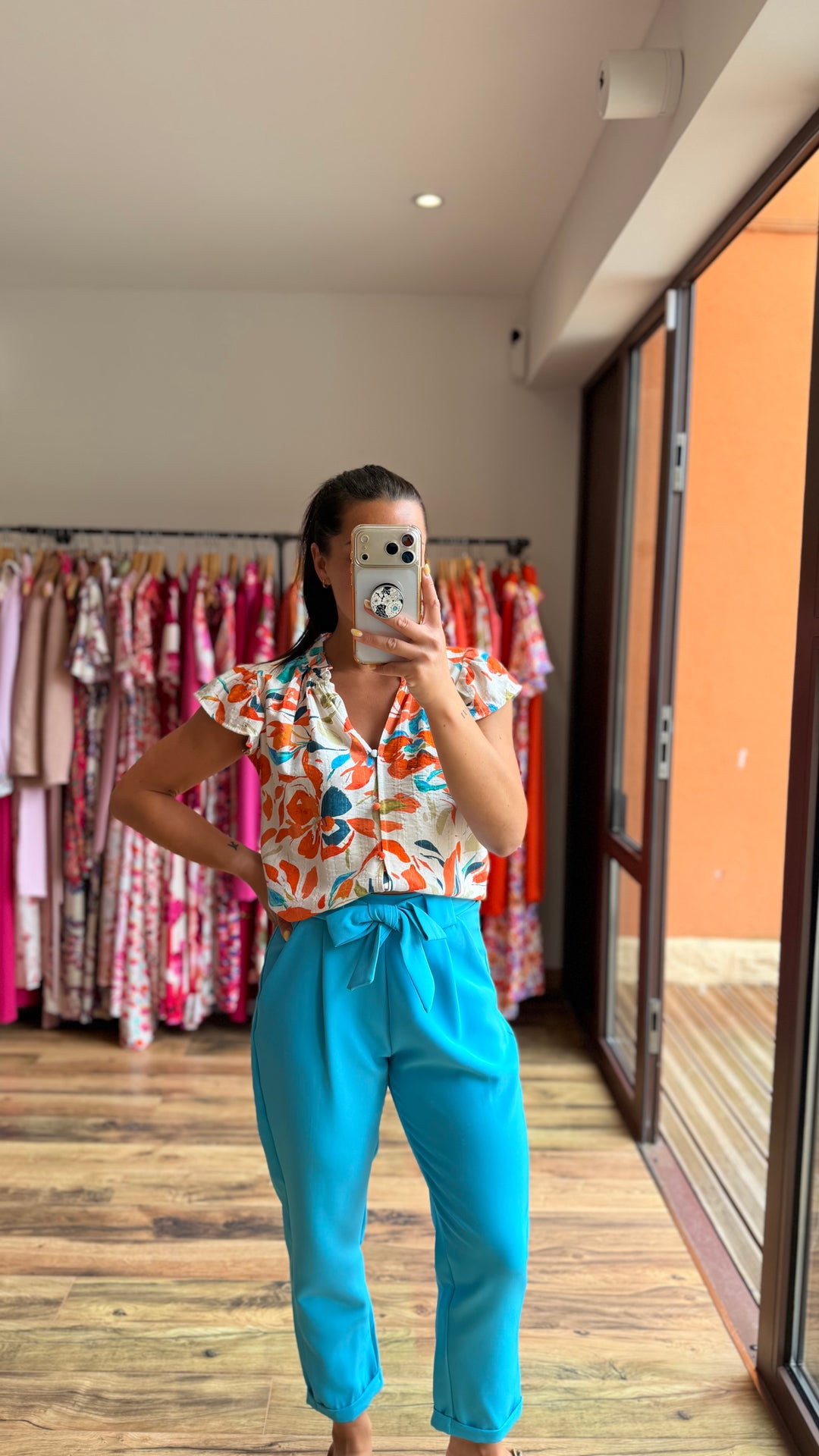 Pantalon Evy bleu