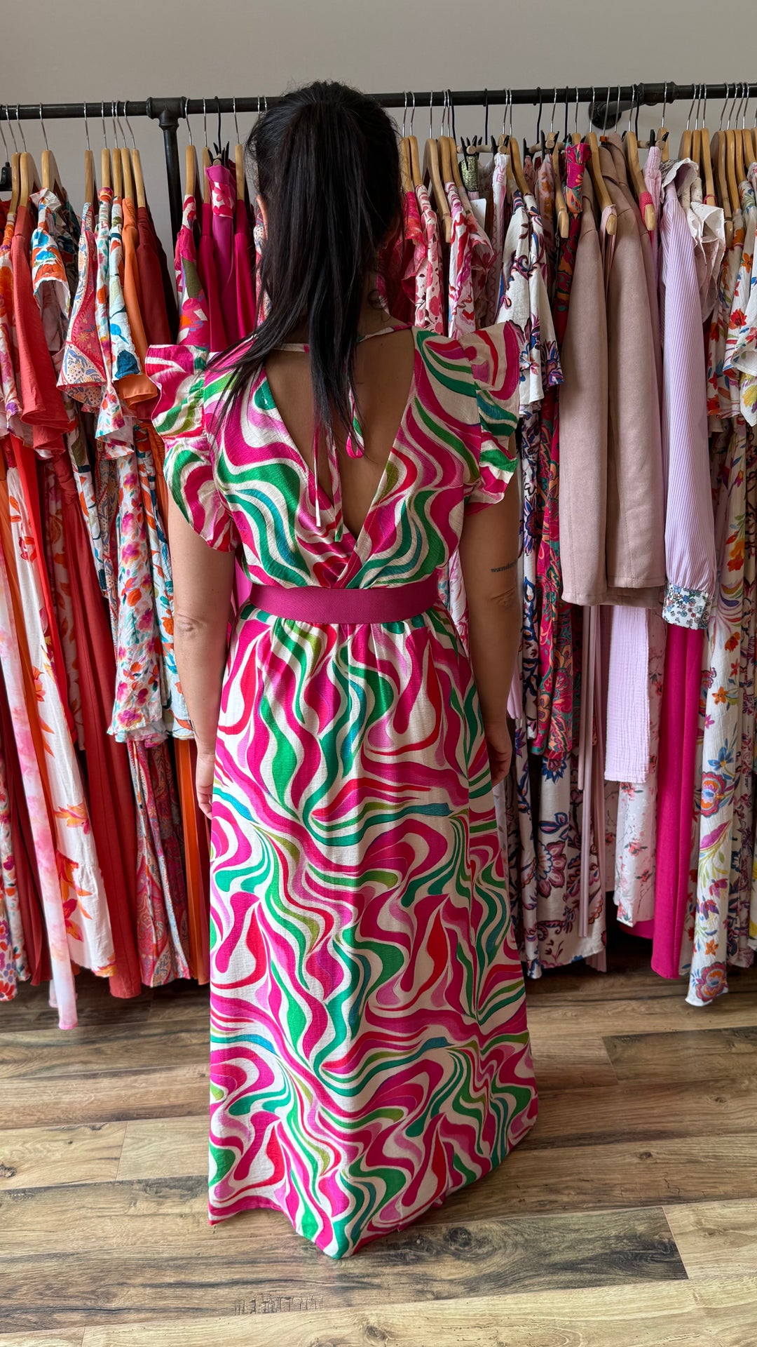 Robe longue Nico CURVY