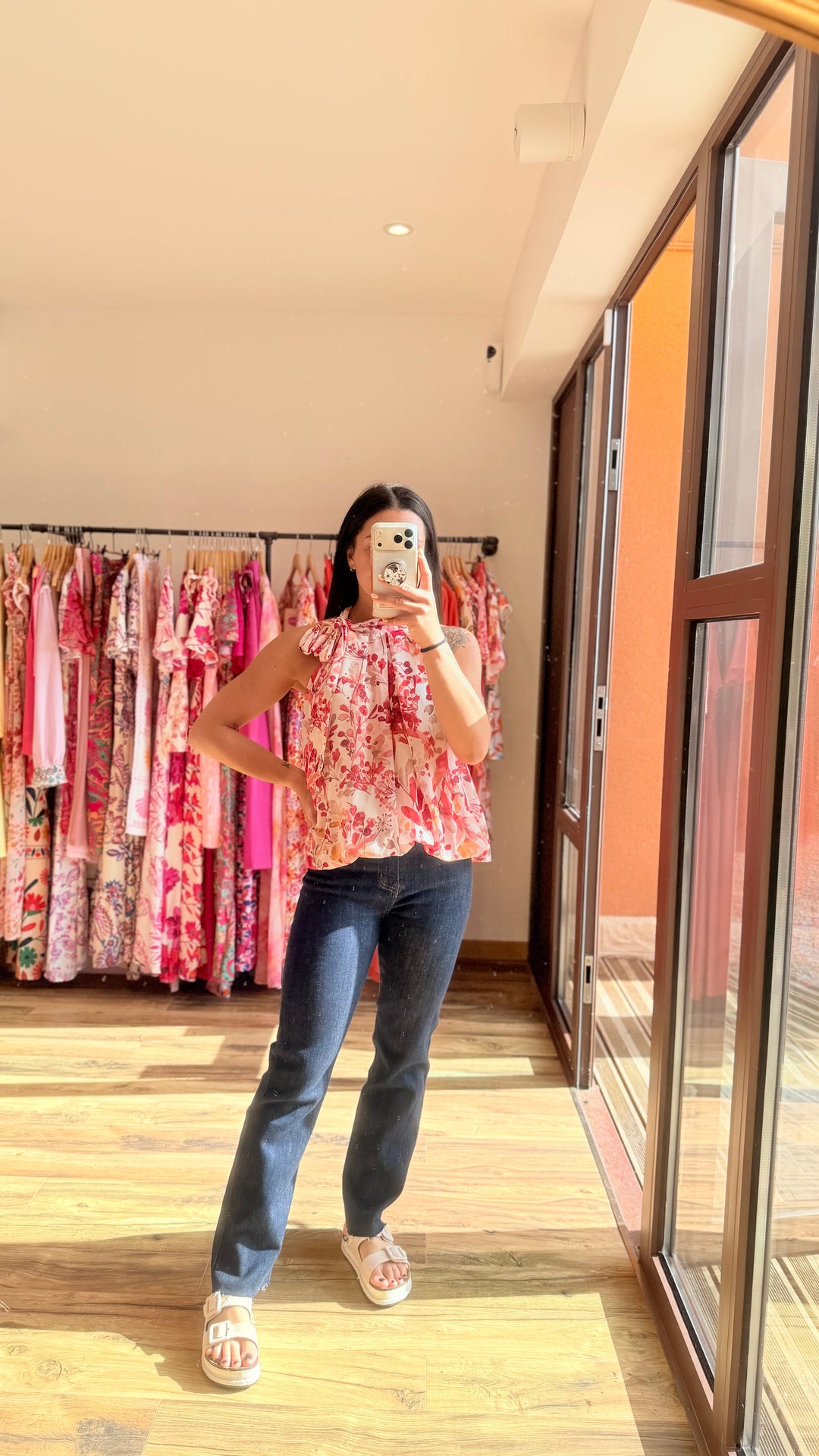 Top Zalia rouge