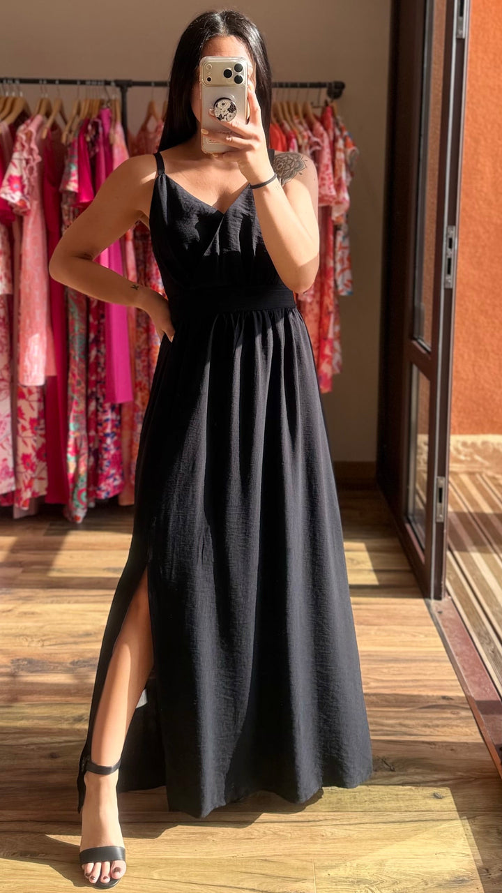 Robe longue Molly noir