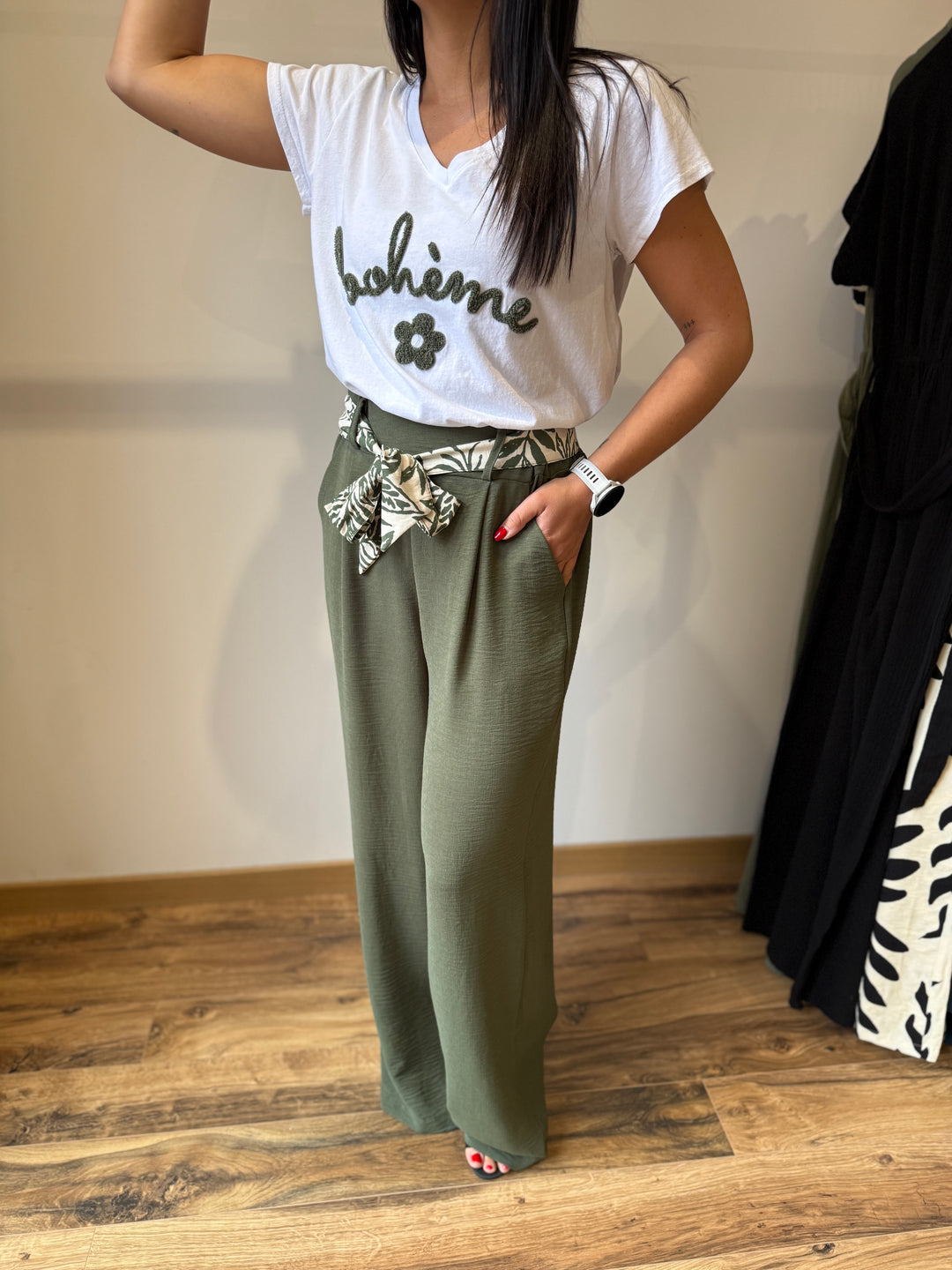 Pantalon Eliam kaki