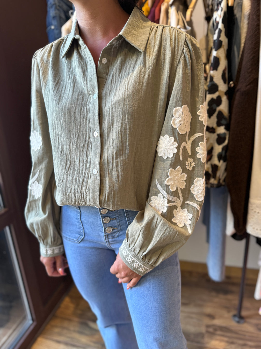 Chemise Louméa kaki