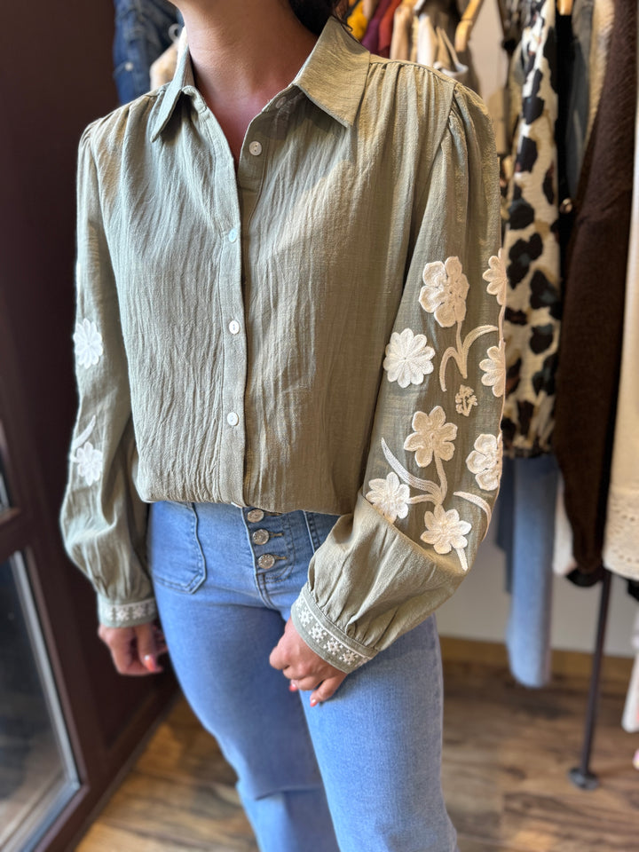 Chemise Louméa kaki