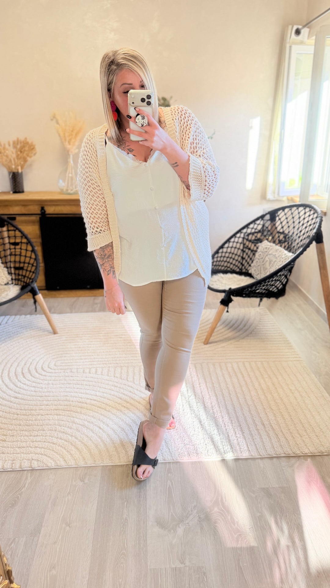 Top Hosa blanc CURVY