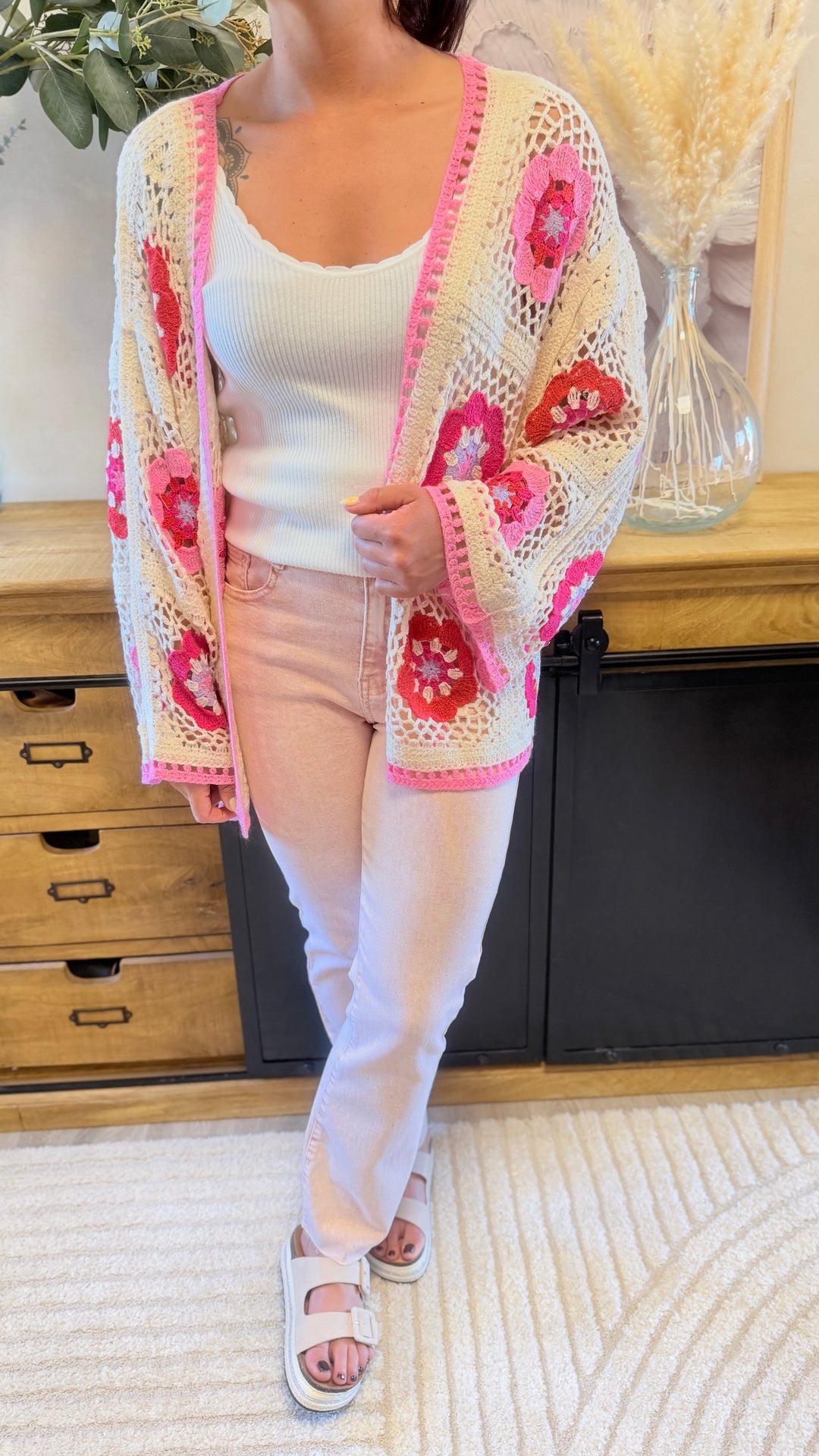 Gilet Pacy rose