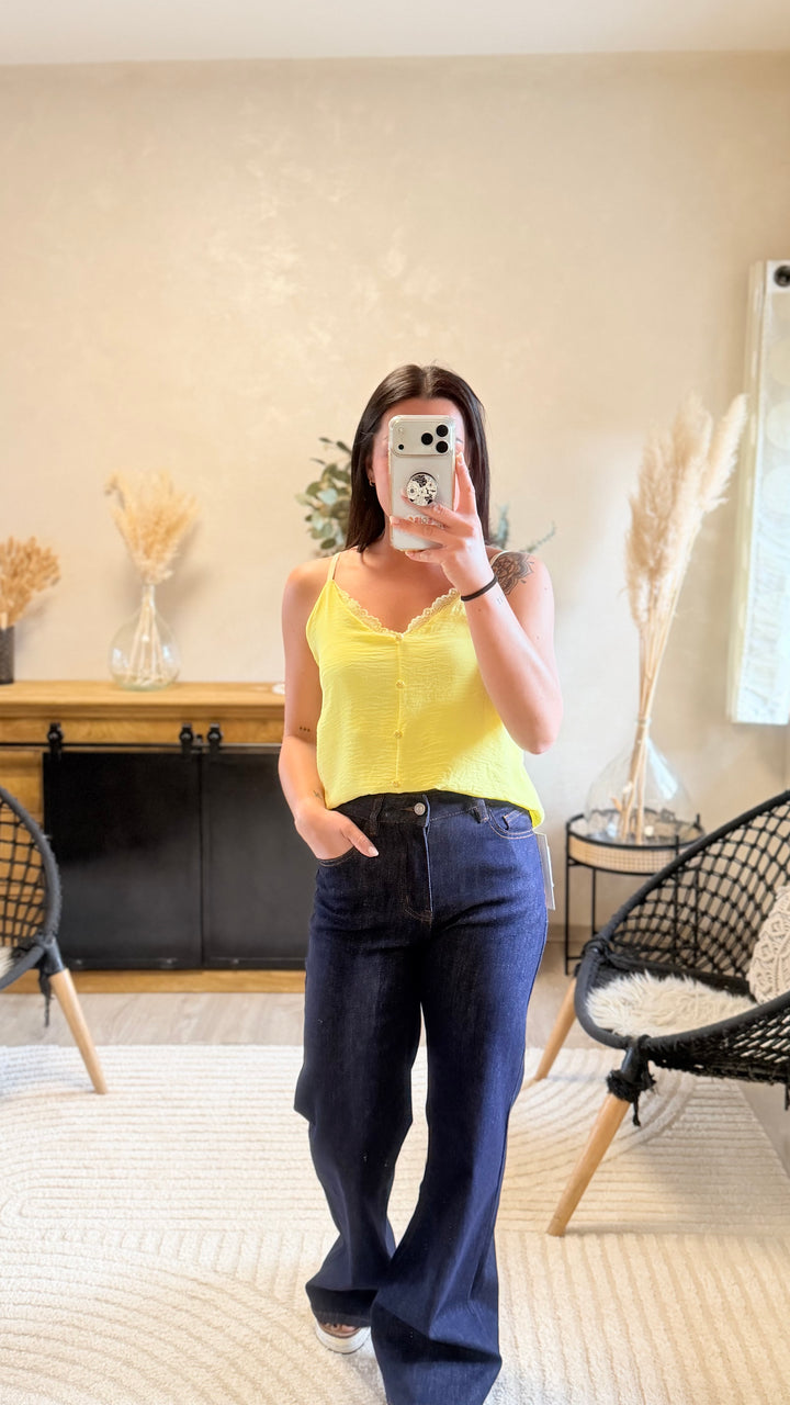 Top Hosa jaune CURVY