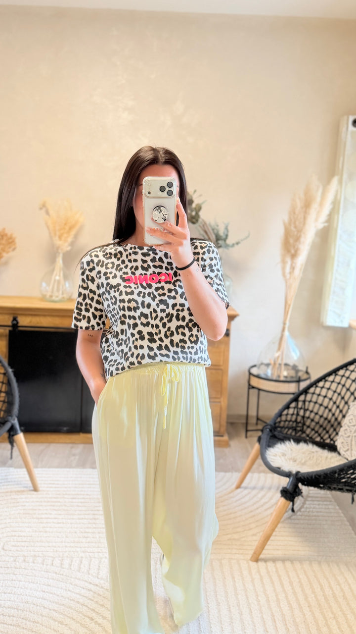 Pantalon topi jaune