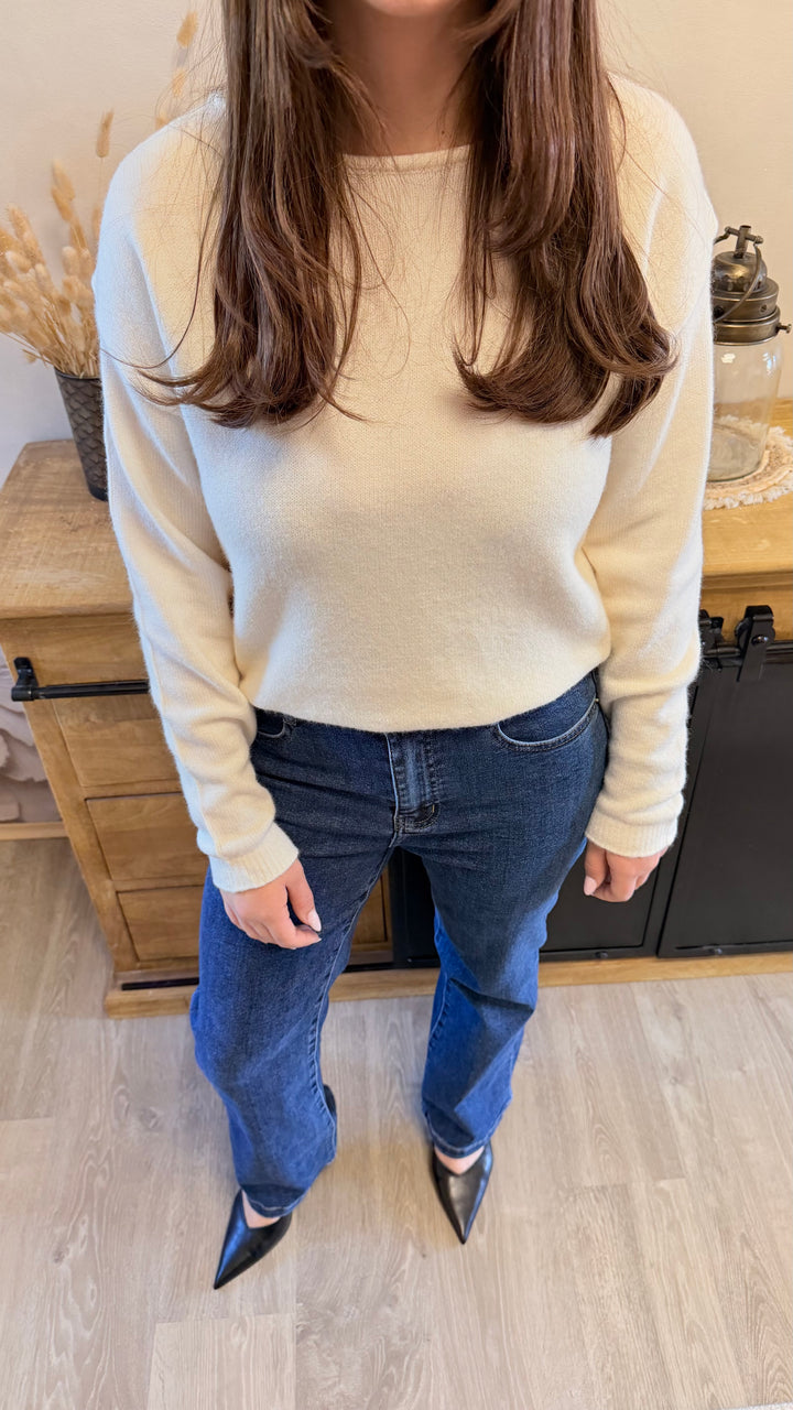 Pull Paula écru