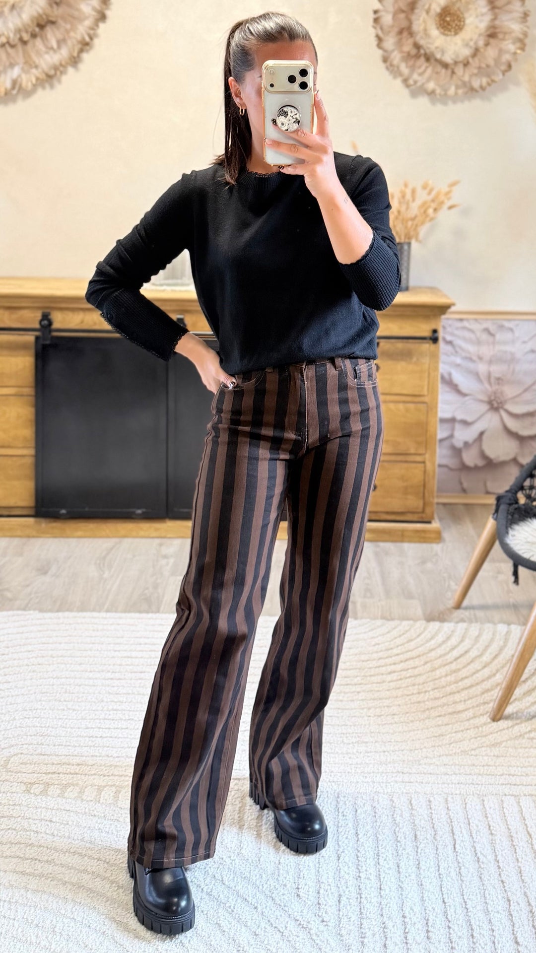 Jean rayé Lili