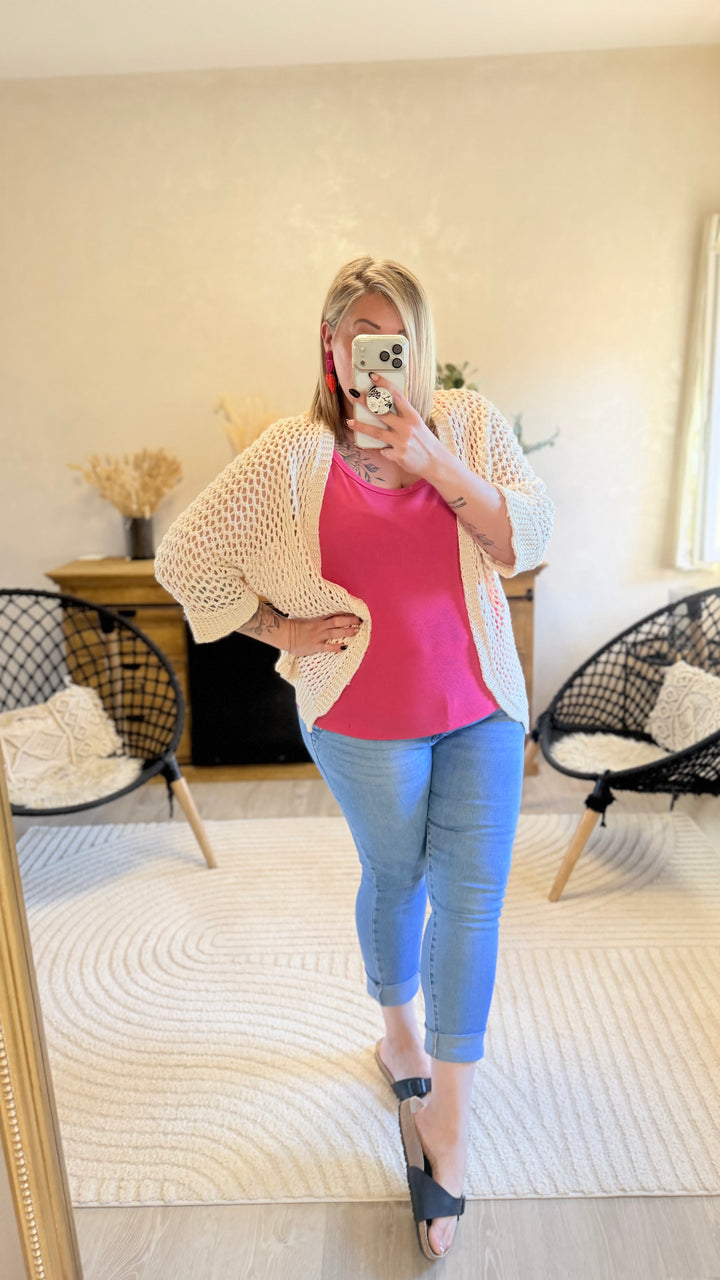 Top Raph fuchsia CURVY