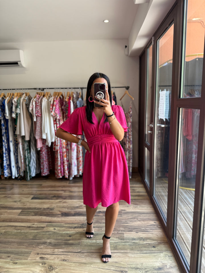 Robe Anail rose CURVY