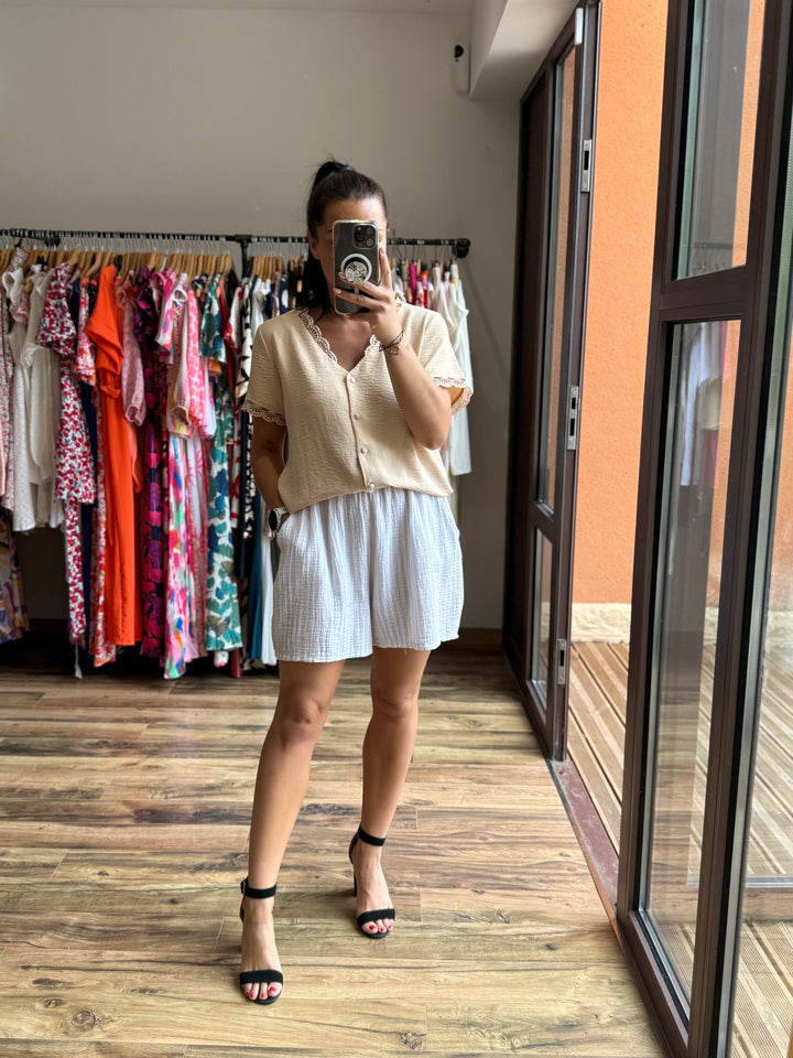Chemise Mirta beige