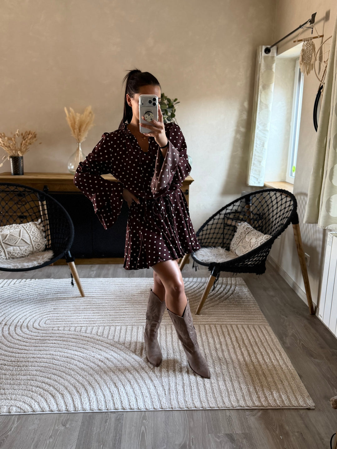 Robe burdy choco