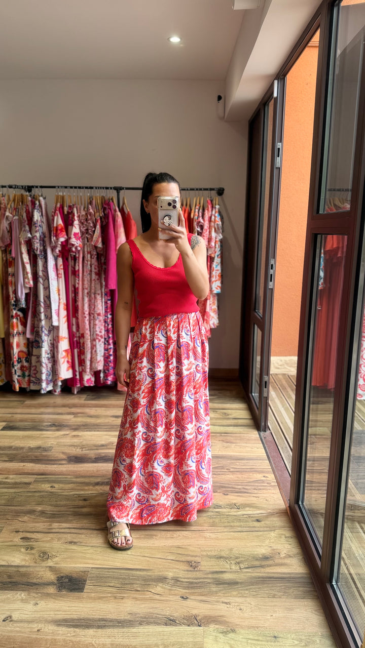 Top Molos rouge