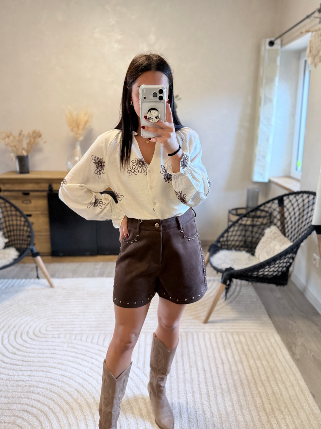 Short Loric chocolat