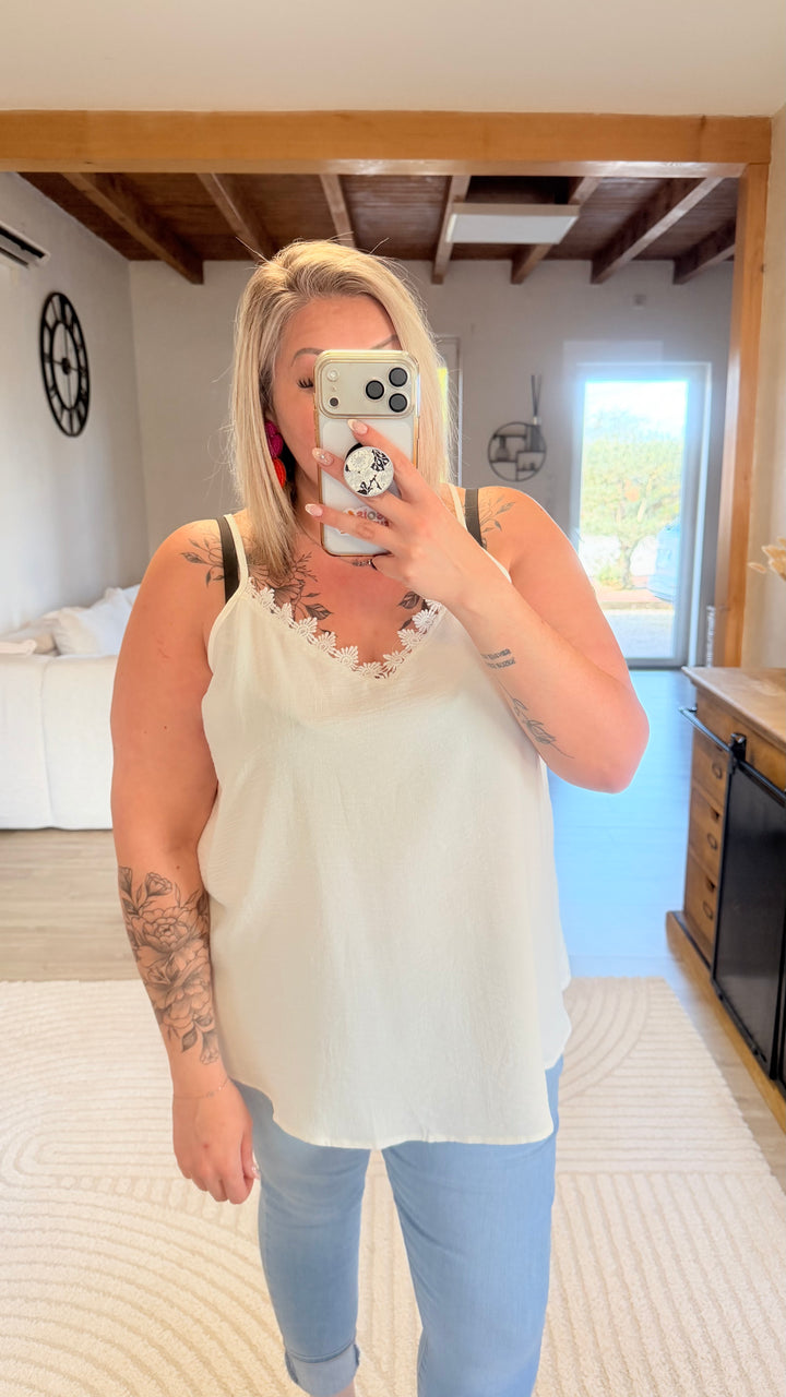 Top Gorgia blanc CURVY