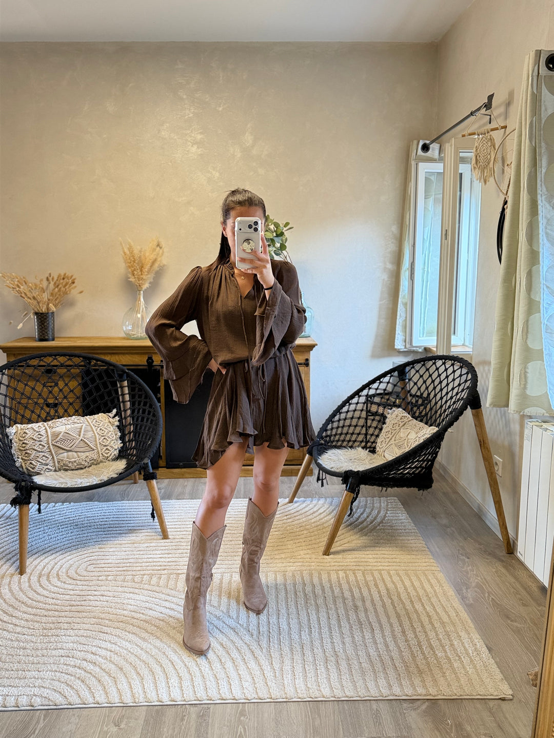 Robe Alexandro chocolat