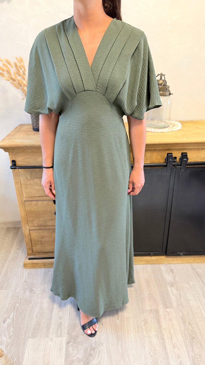Robe longue Jehan CURVY kaki