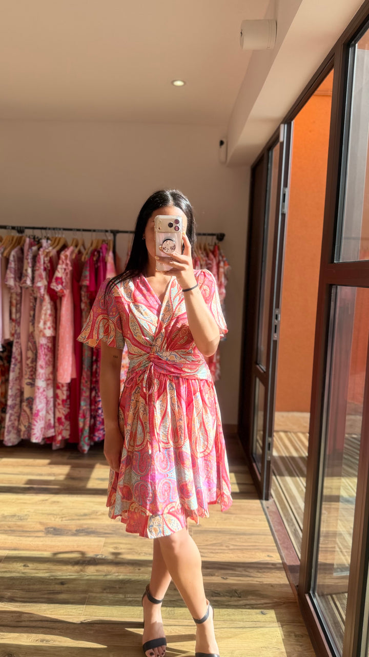 Robe courte Calinda
