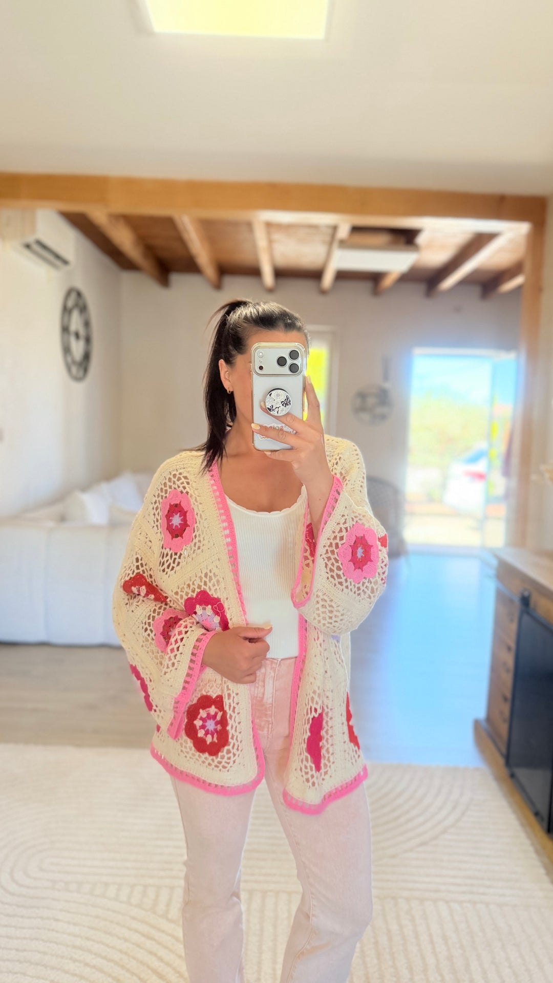 Gilet Pacy rose