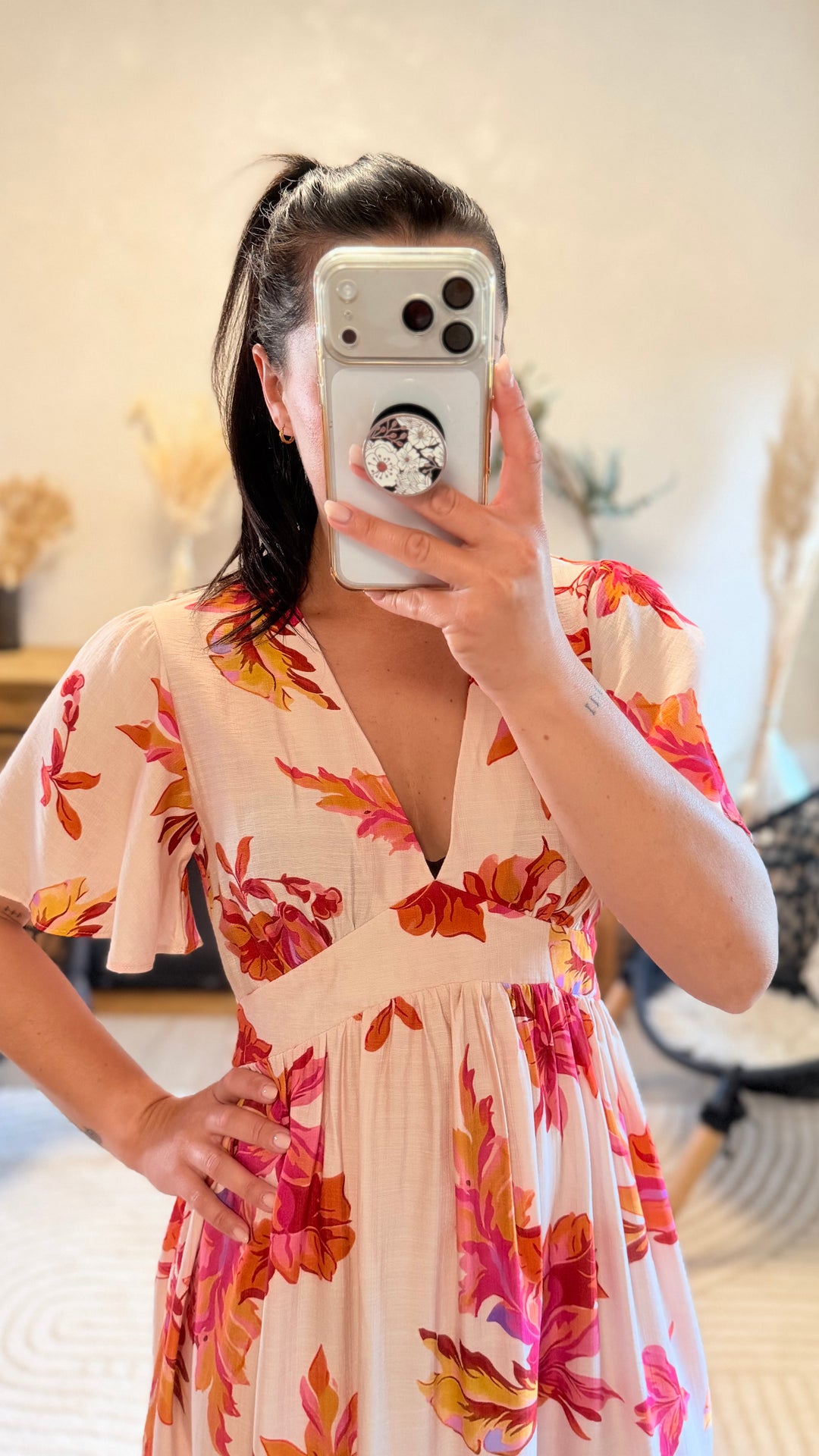 Robe longue Aubépine