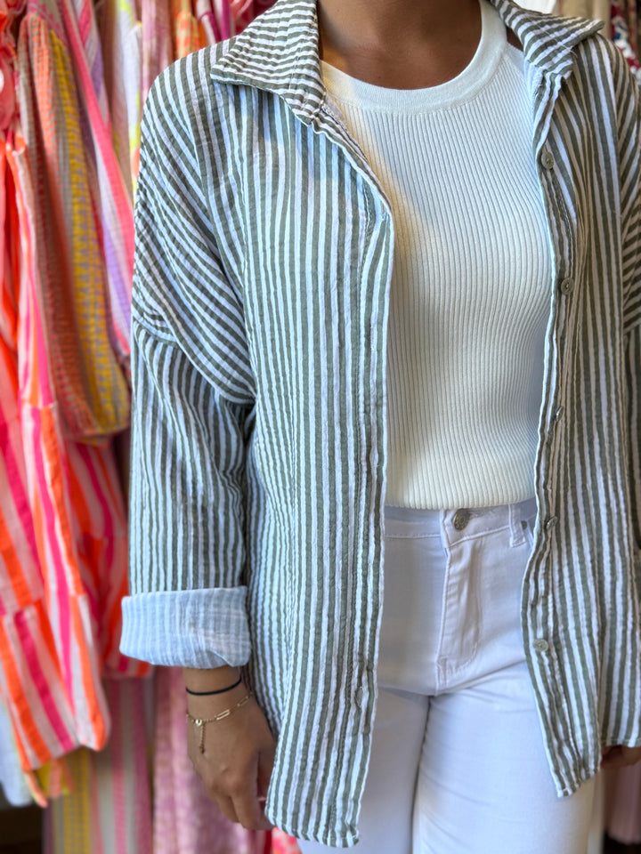 Chemise Shana kaki
