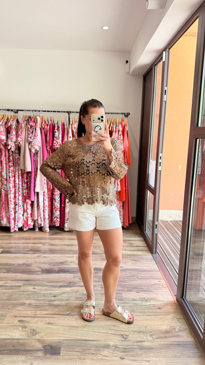 Top Lovelys crochet choco