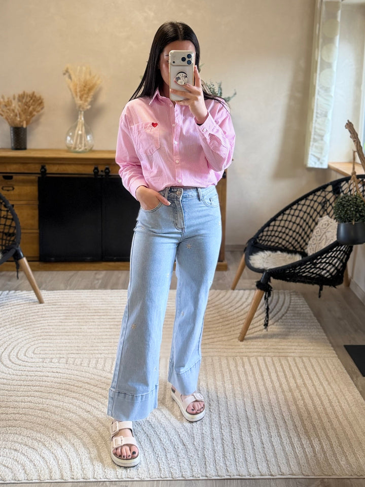 Jean Wild leg Zoey
