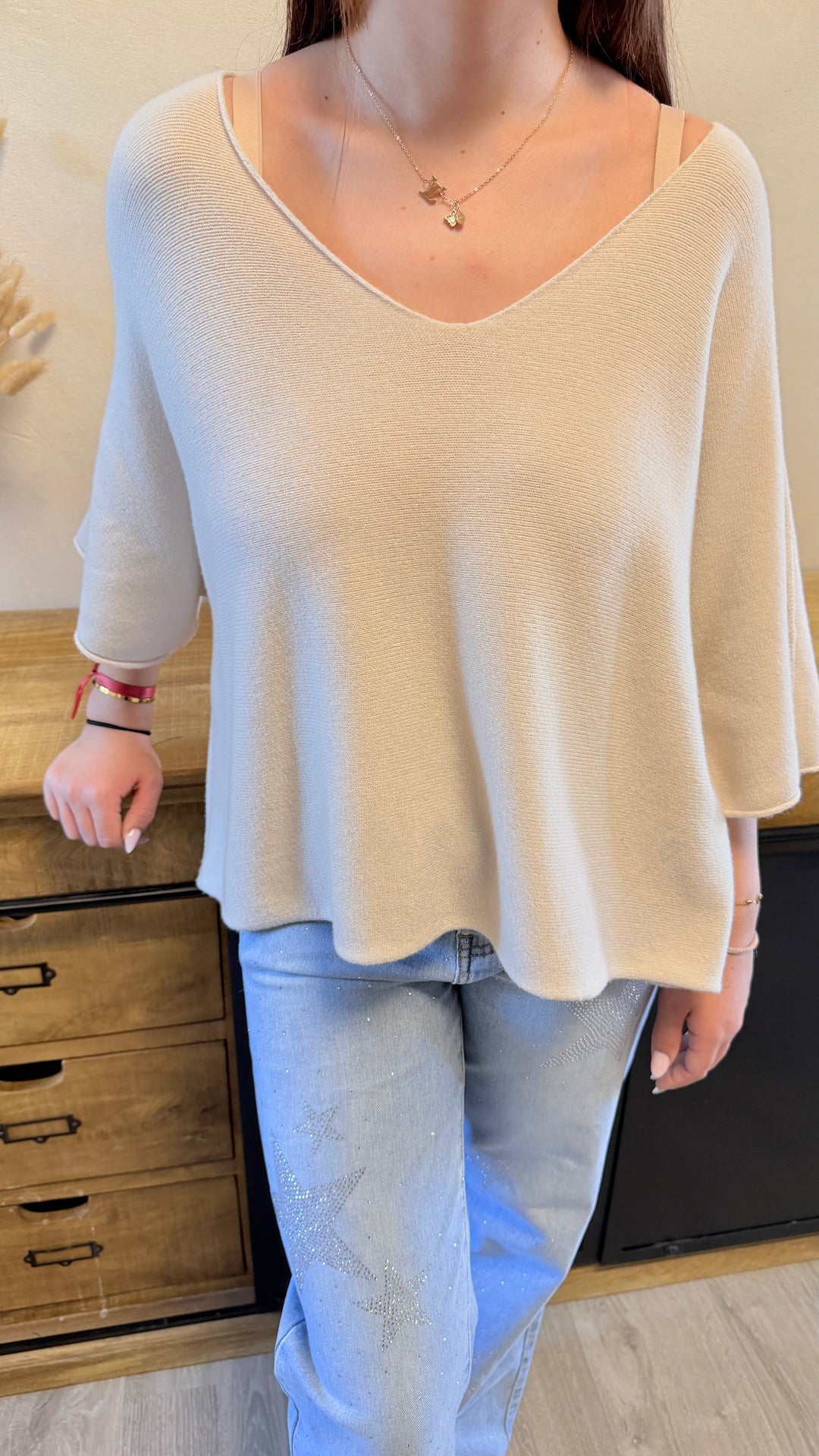 Pull Tolian beige