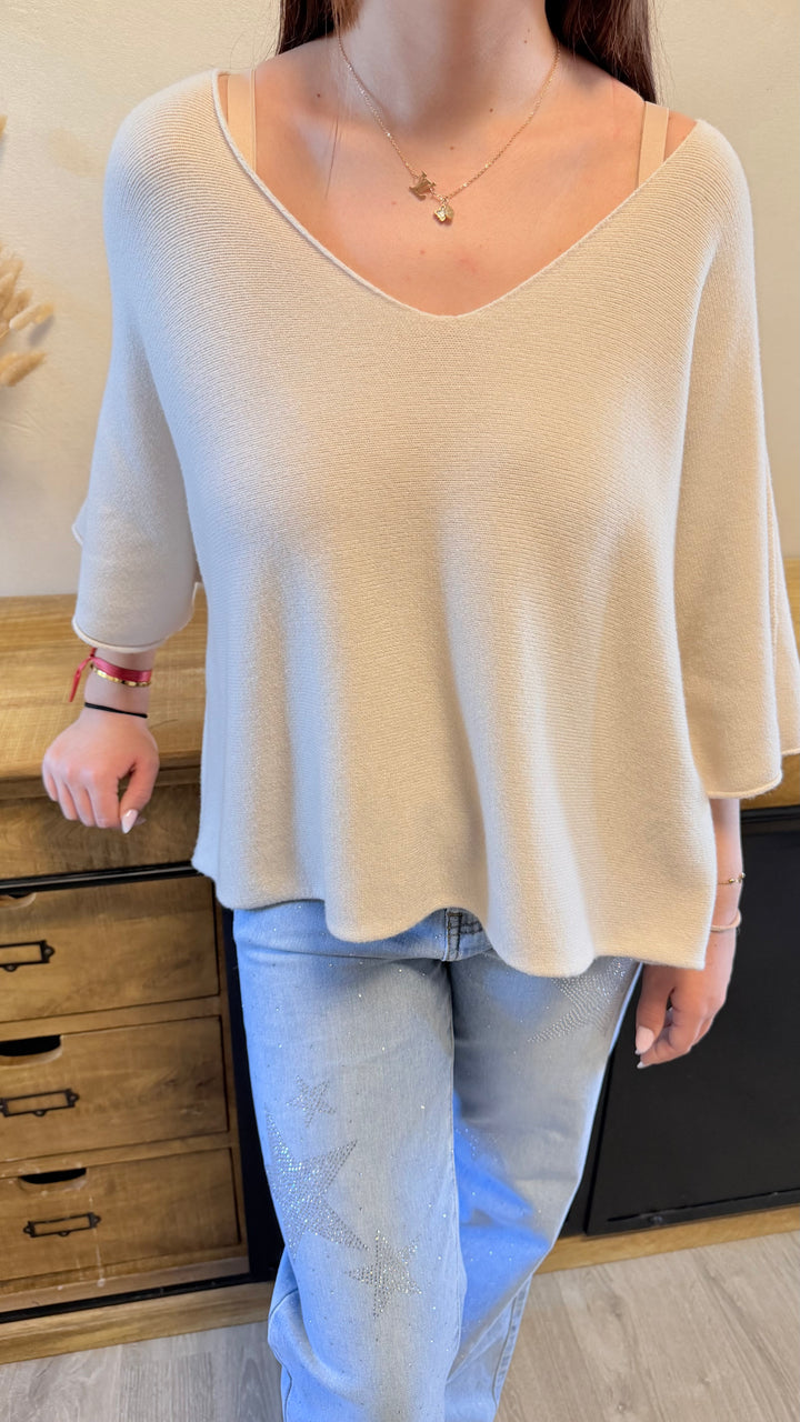 Pull Tolian beige