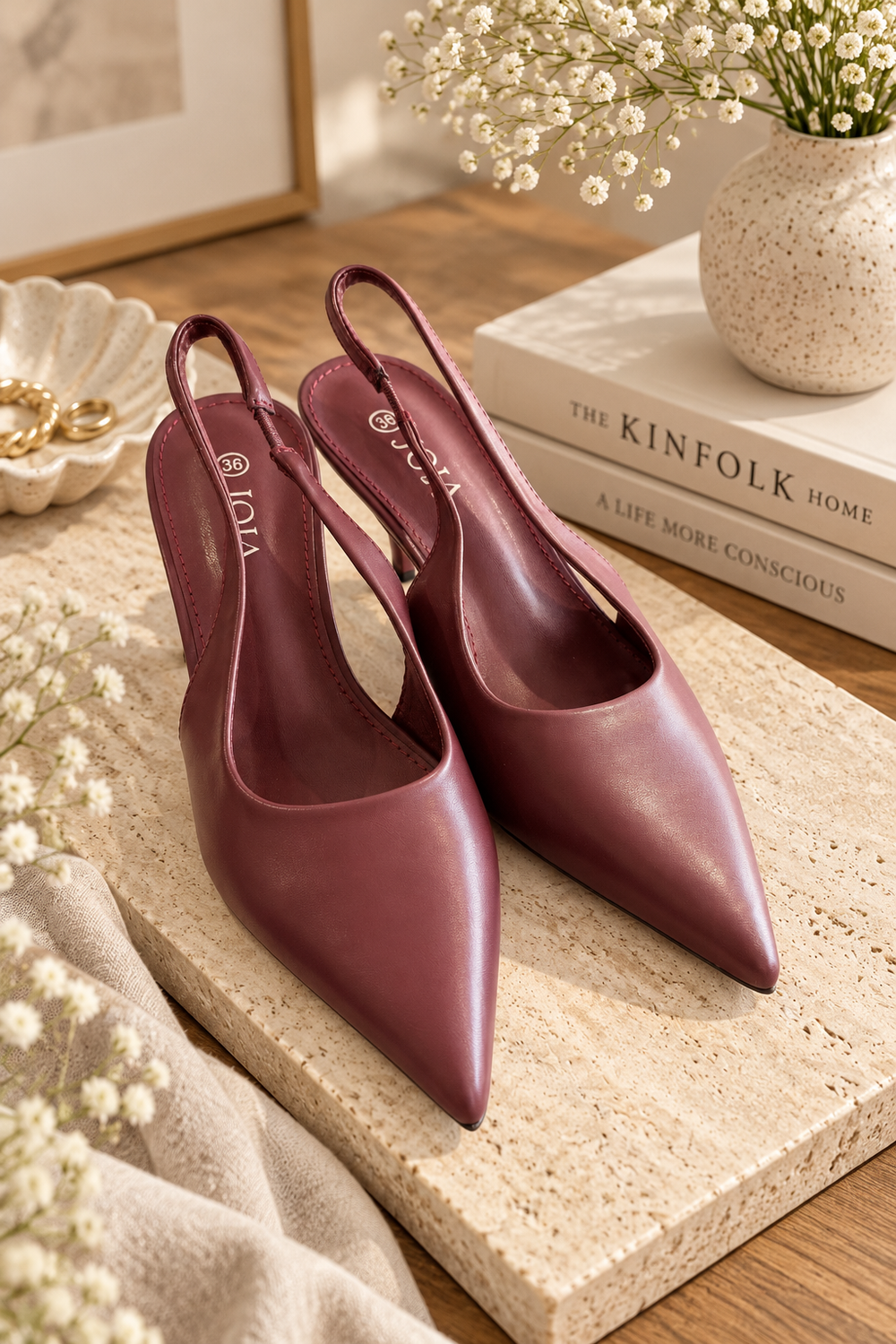 Escarpins Anaelle bordeaux