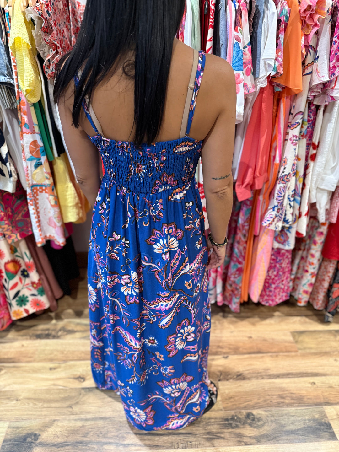Robe Rachel bleu