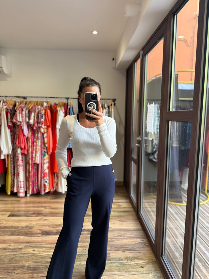Pantalon Giulia marine
