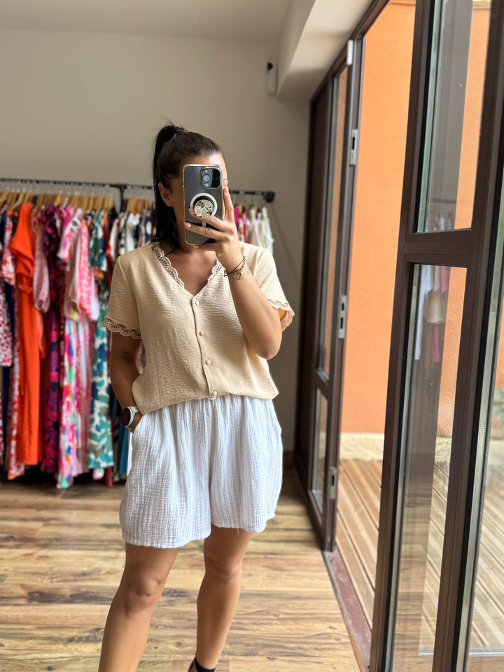 Chemise Mirta beige