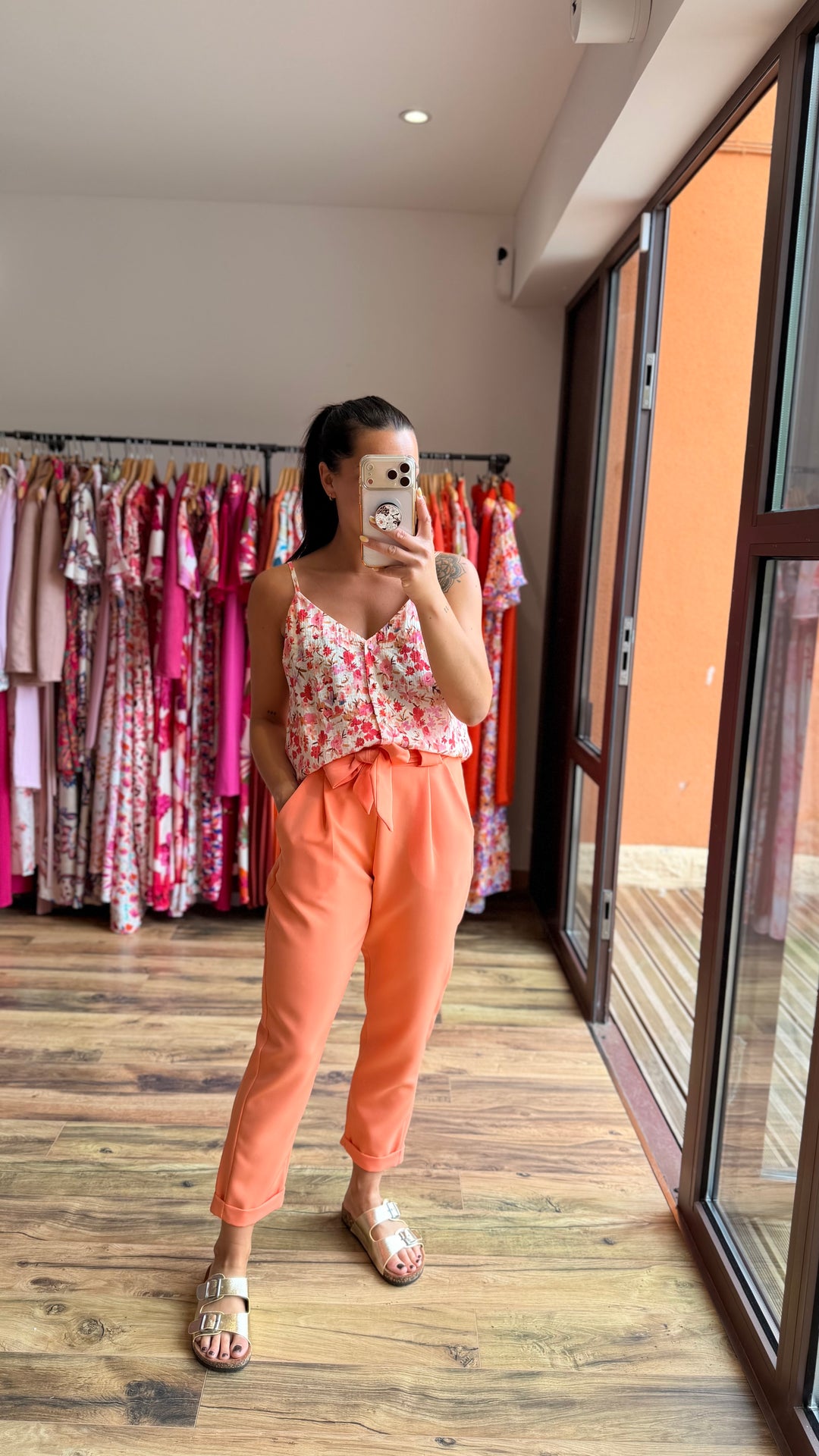 Pantalon Evy Abricot