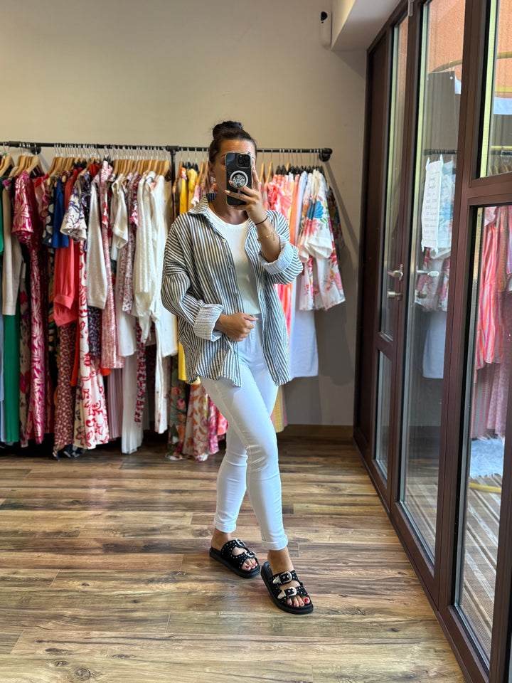 Chemise Shana kaki