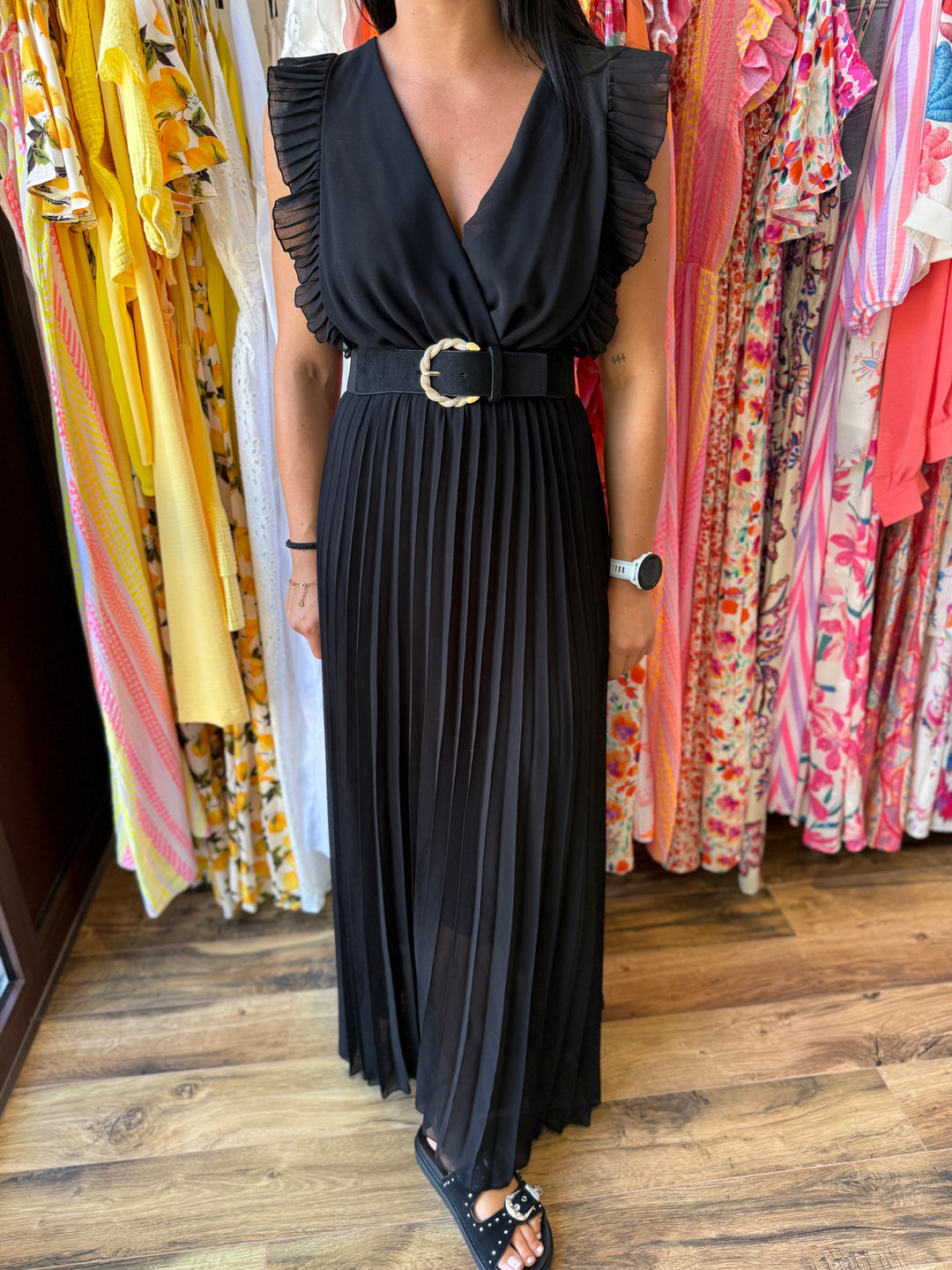 Robe longue Berenice noir
