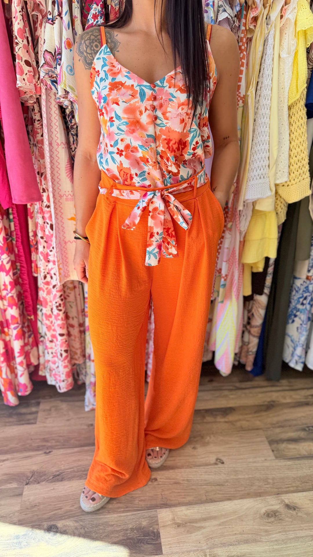 Pantalon Candice orange