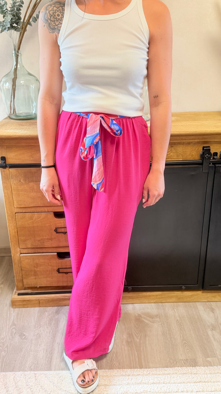 Pantalon Wilma fushia
