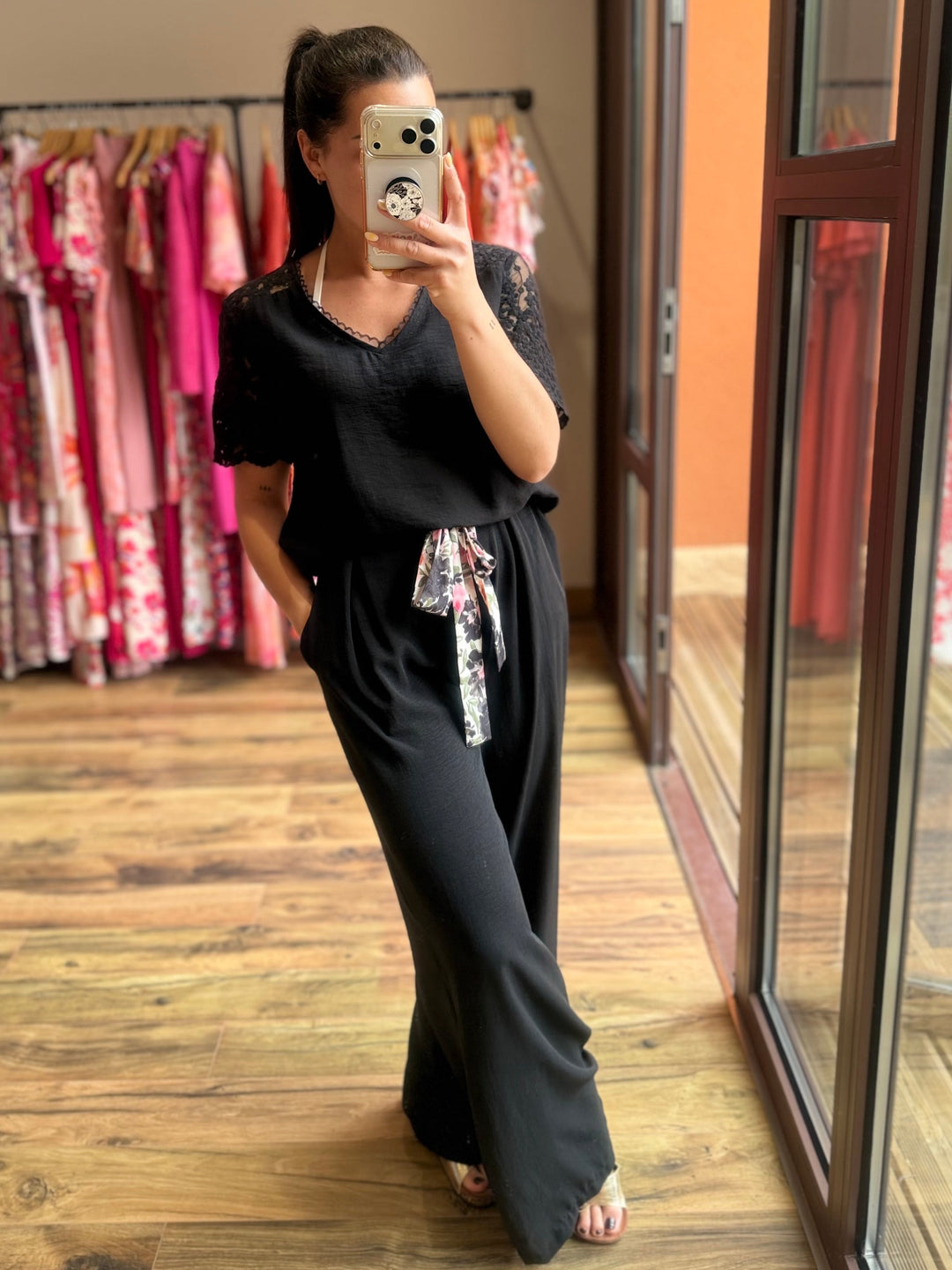 Pantalon Candice noir CURVY