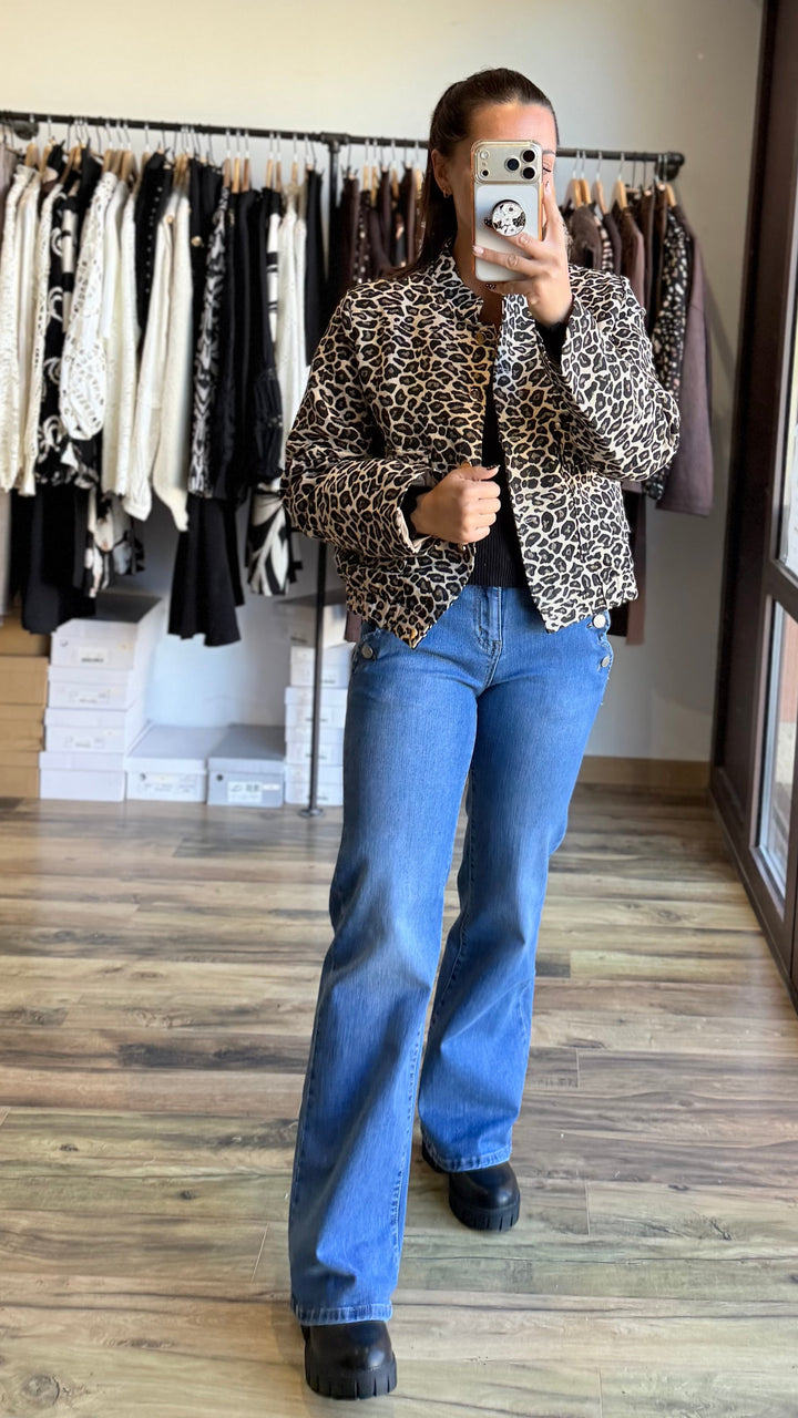 Veste Tina léopard
