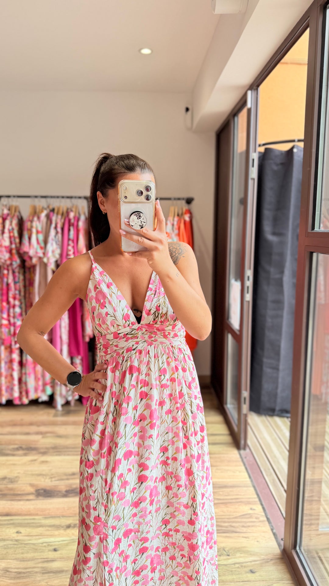 Robe longue Flora CURVY