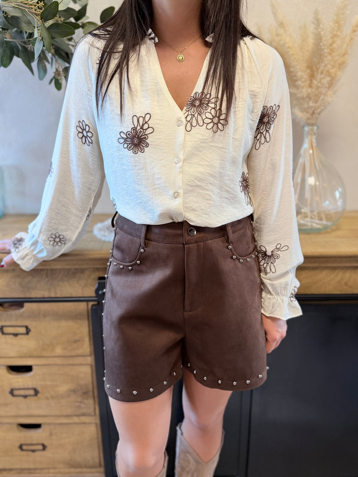 Short Loric chocolat