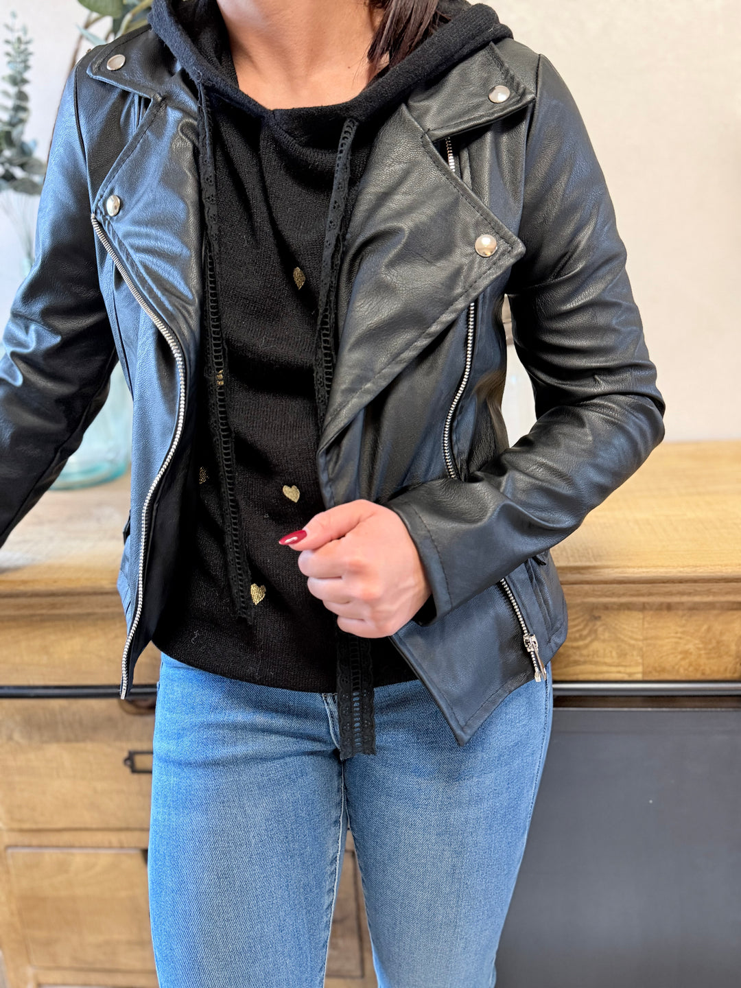 Perfecto en similicuir